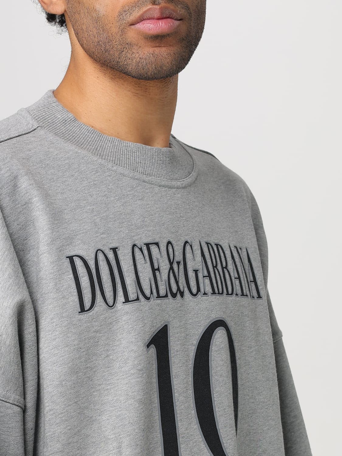 DOLCE & GABBANA SWEATSHIRT: Sweatshirt men Dolce & Gabbana, Grey - Img 5