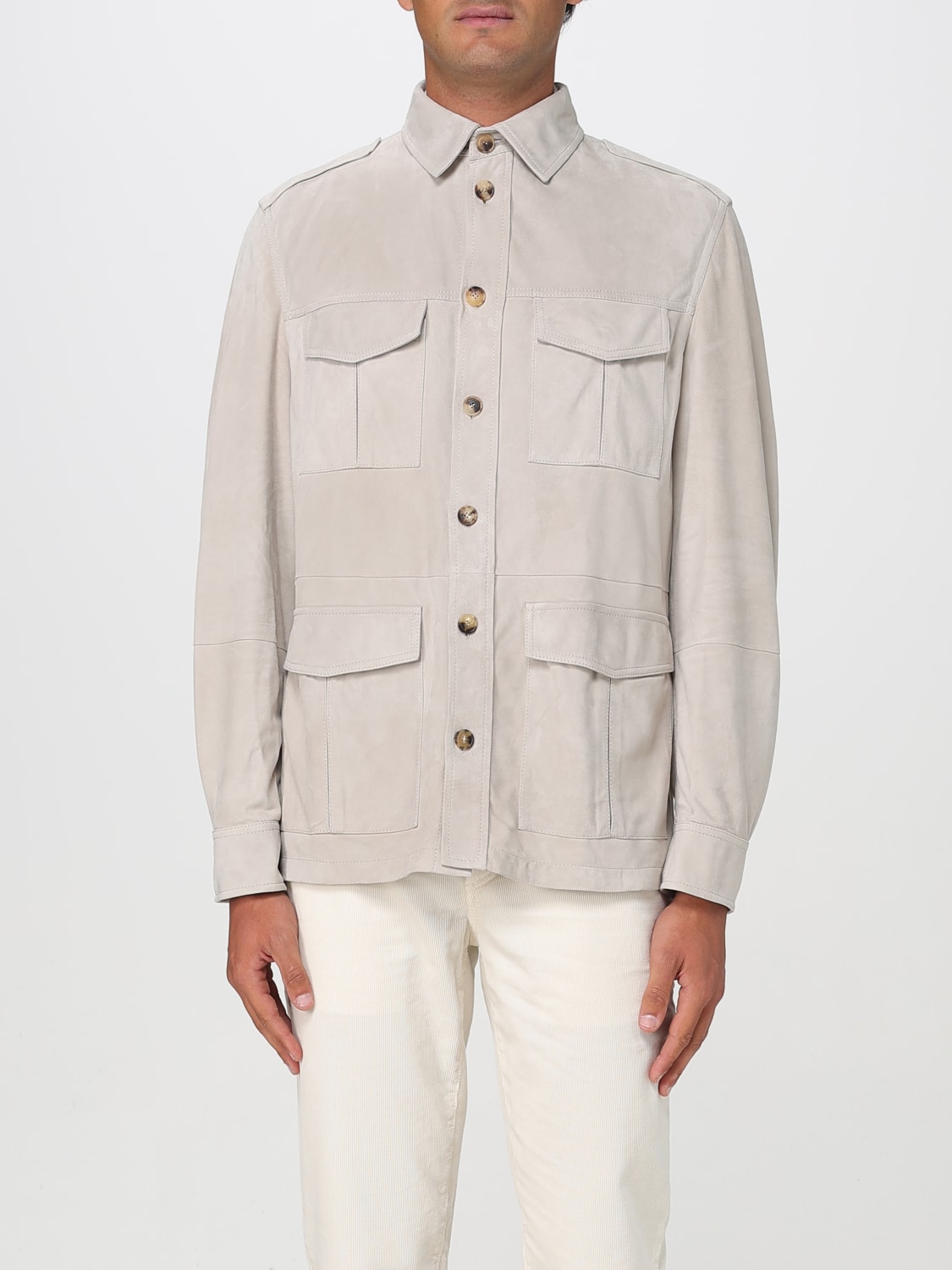 BRUNELLO CUCINELLI JACKET: Jacket men Brunello Cucinelli, Beige - Img 1