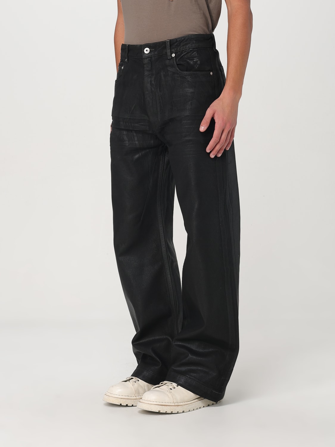 RICK OWENS DRKSHDW JEANS: Jeans Drkshdw in denim , Nero - Img 4