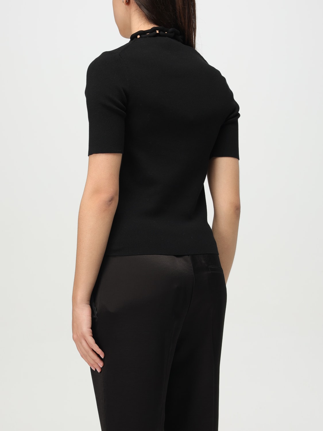 RABANNE CAMISETA: Camiseta mujer Rabanne, Negro - Img 2