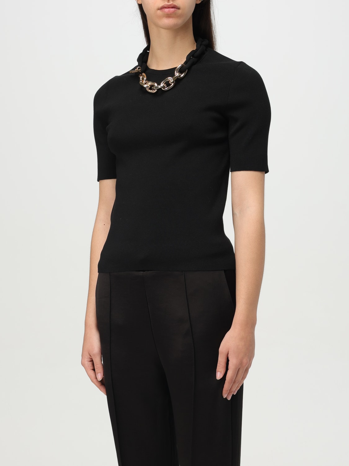 RABANNE CAMISETA: Camiseta mujer Rabanne, Negro - Img 3