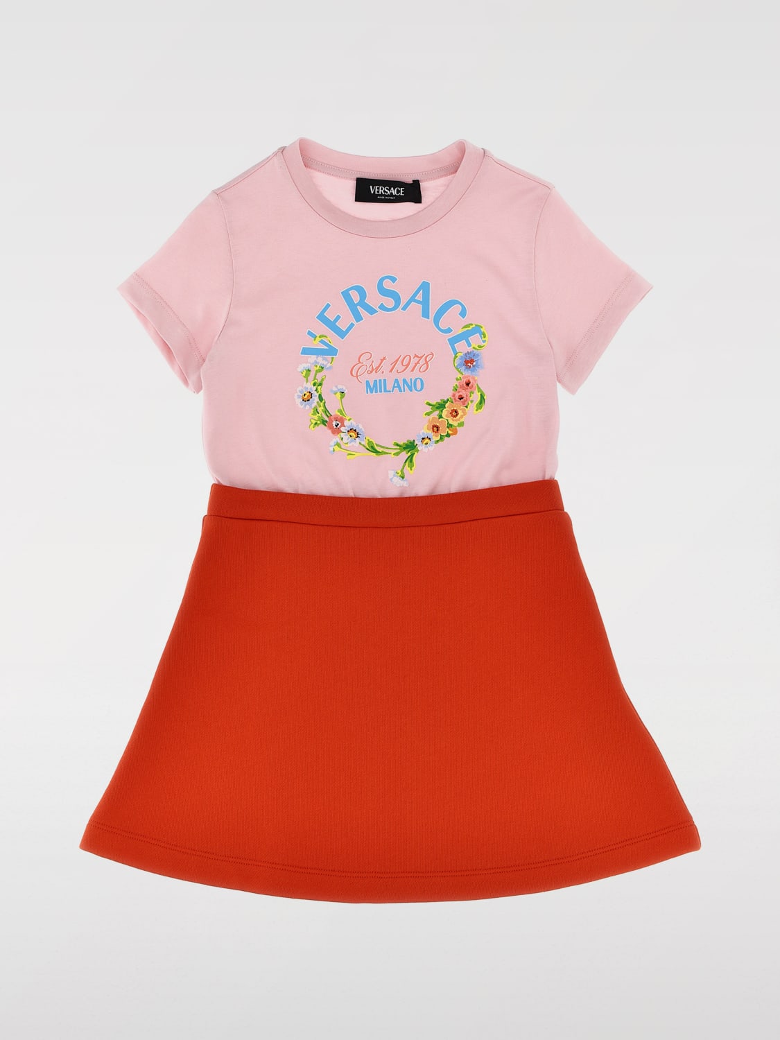 VERSACE DRESS: Romper kids Versace, Multicolor - Img 1