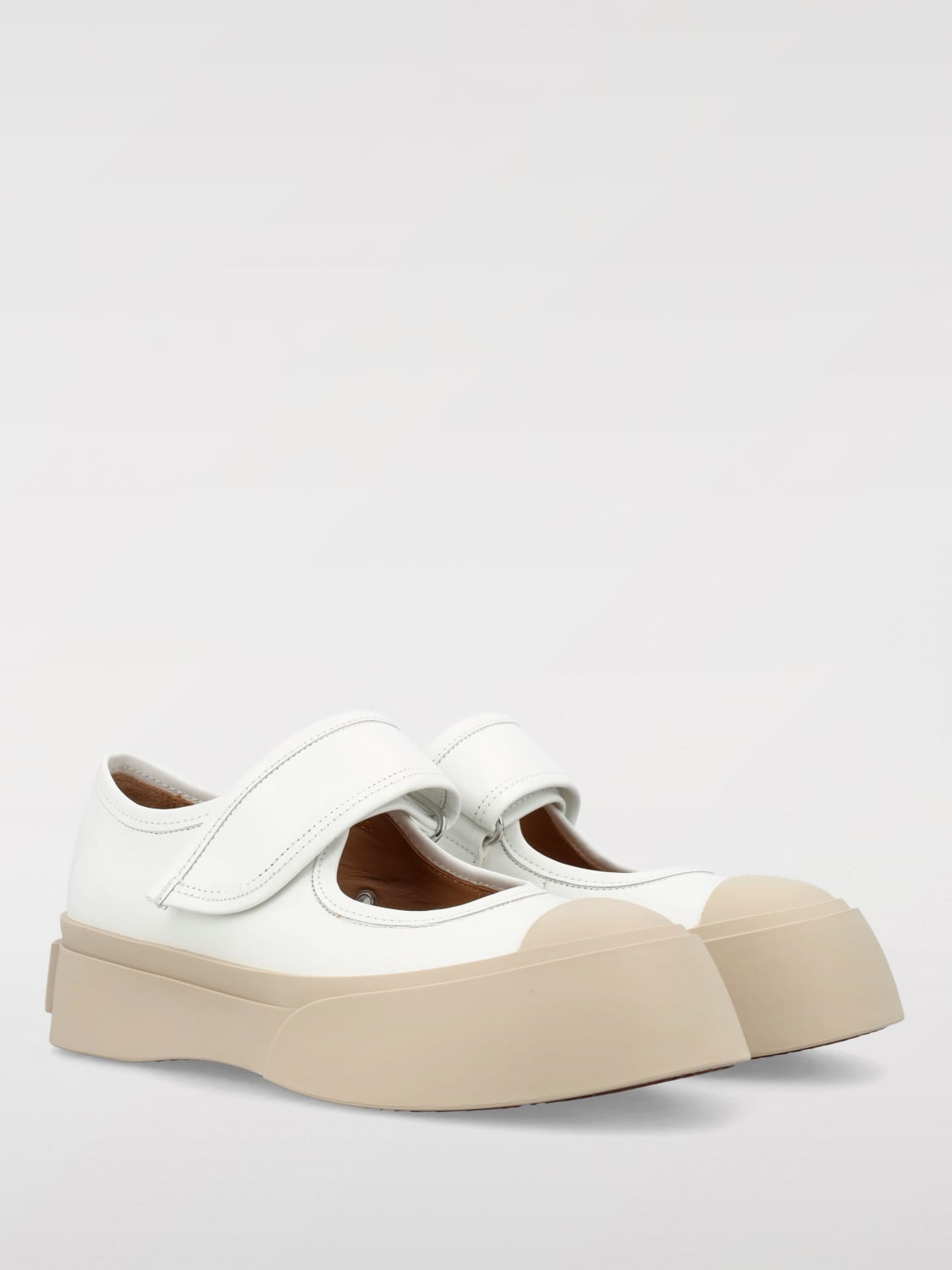 MARNI BALLET FLAT: Sneakers woman Marni, White - Img 2