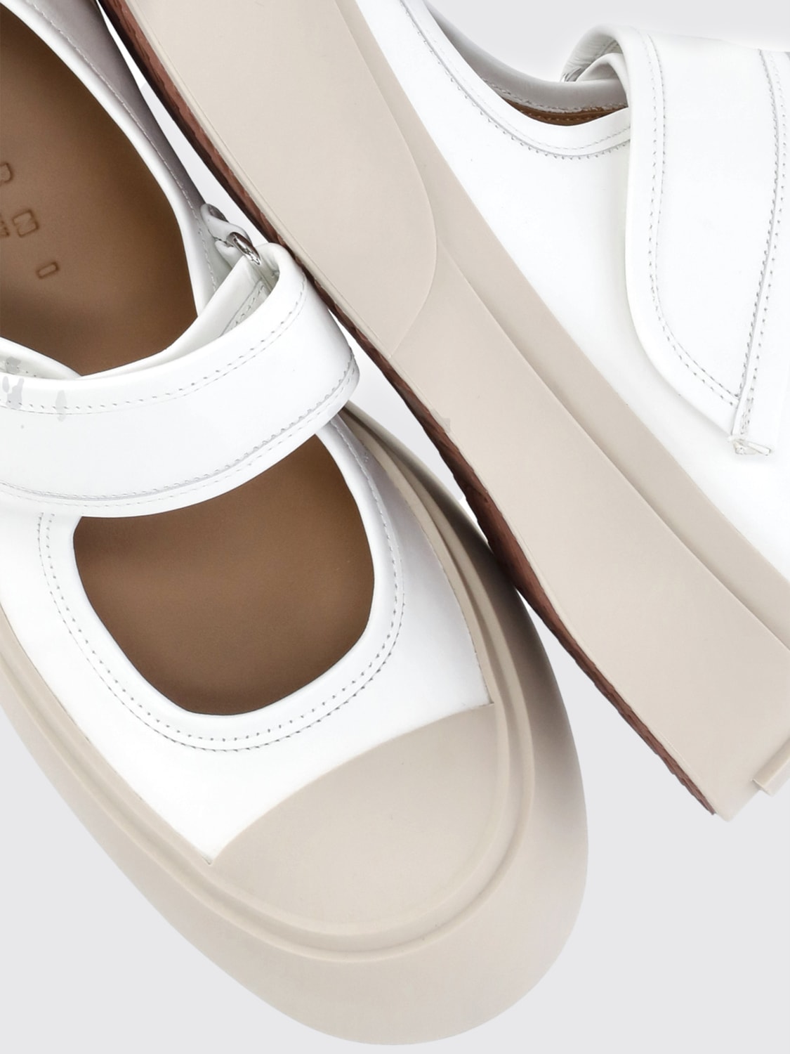 MARNI BALLET FLAT: Sneakers woman Marni, White - Img 4
