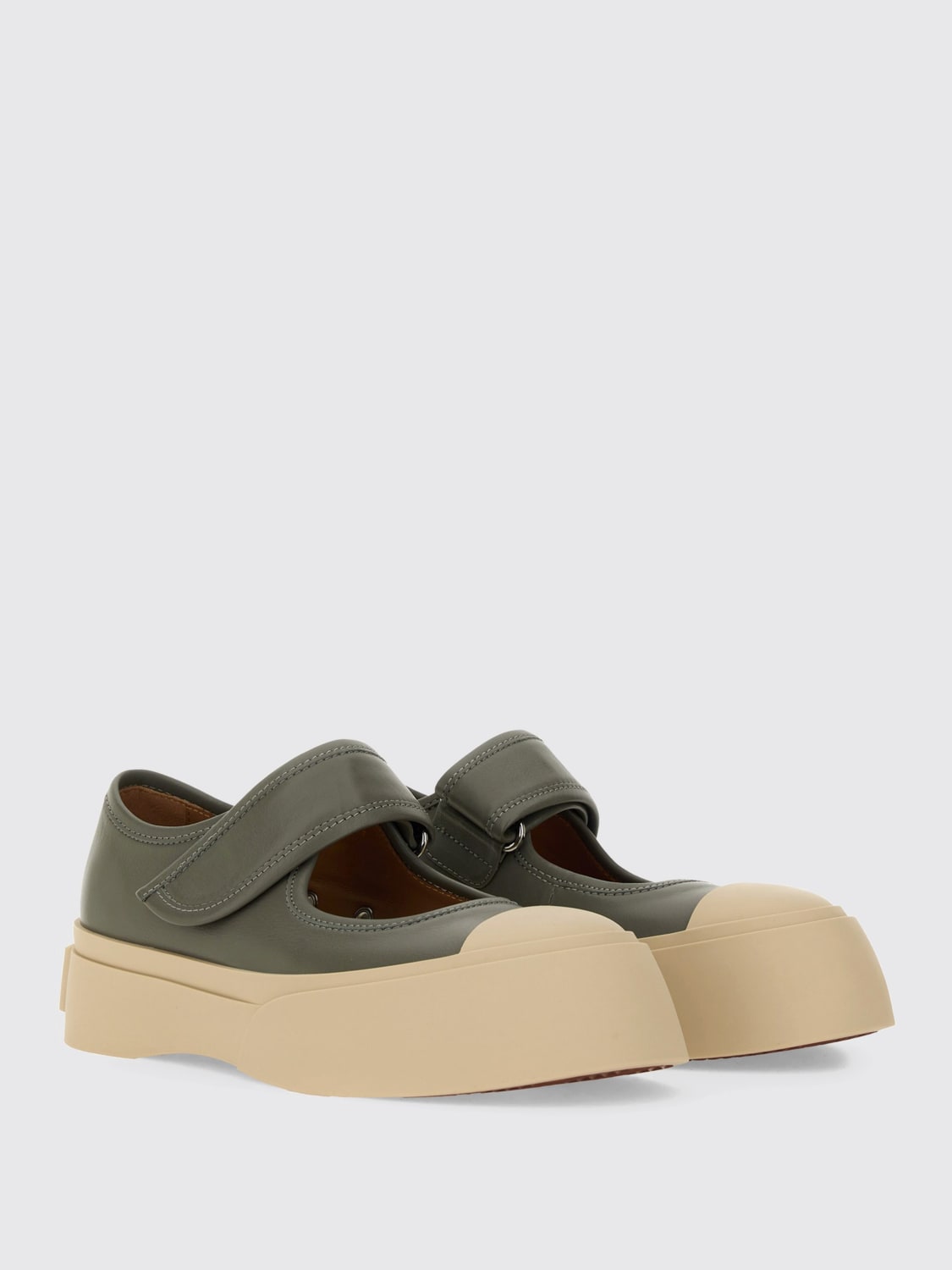 MARNI BALLET FLAT: Sneakers woman Marni, Grey - Img 2
