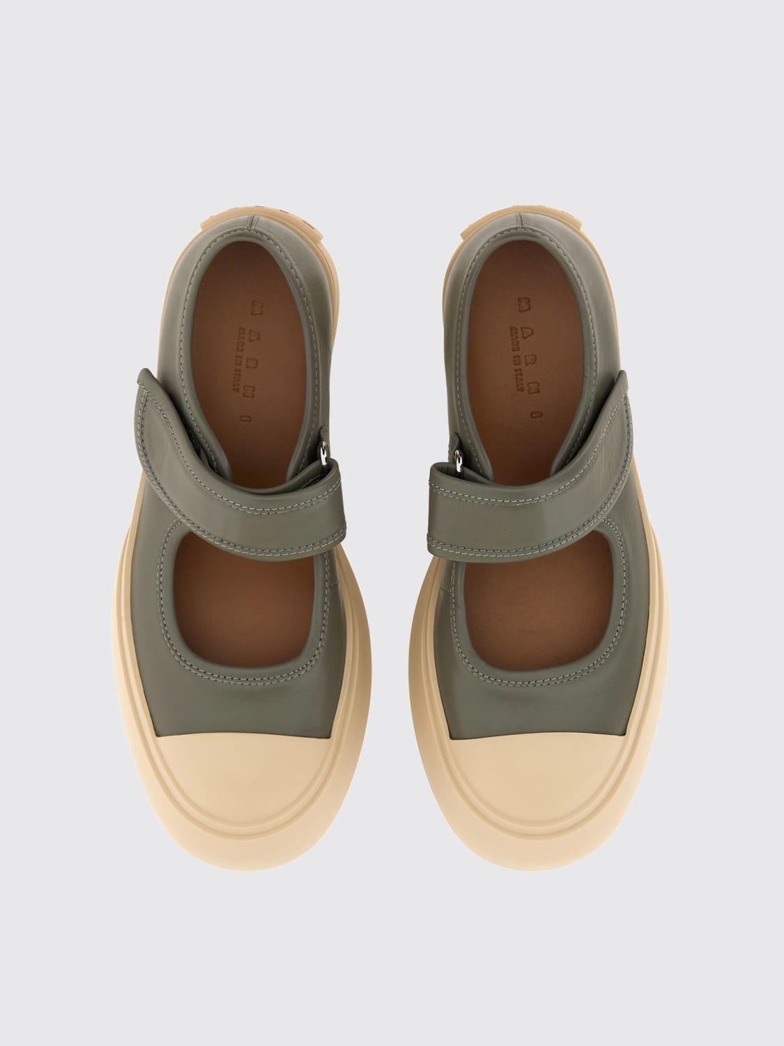フラットシューズ MARNI Woman Ballet flats Grey SNZW003120P7226 00N62 MARNI: Sneakers woman - Grey | Marni ballet flats