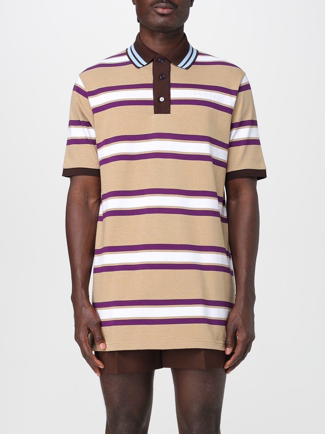 GUCCI POLO: Polo herren Gucci, Bunt - Img 1