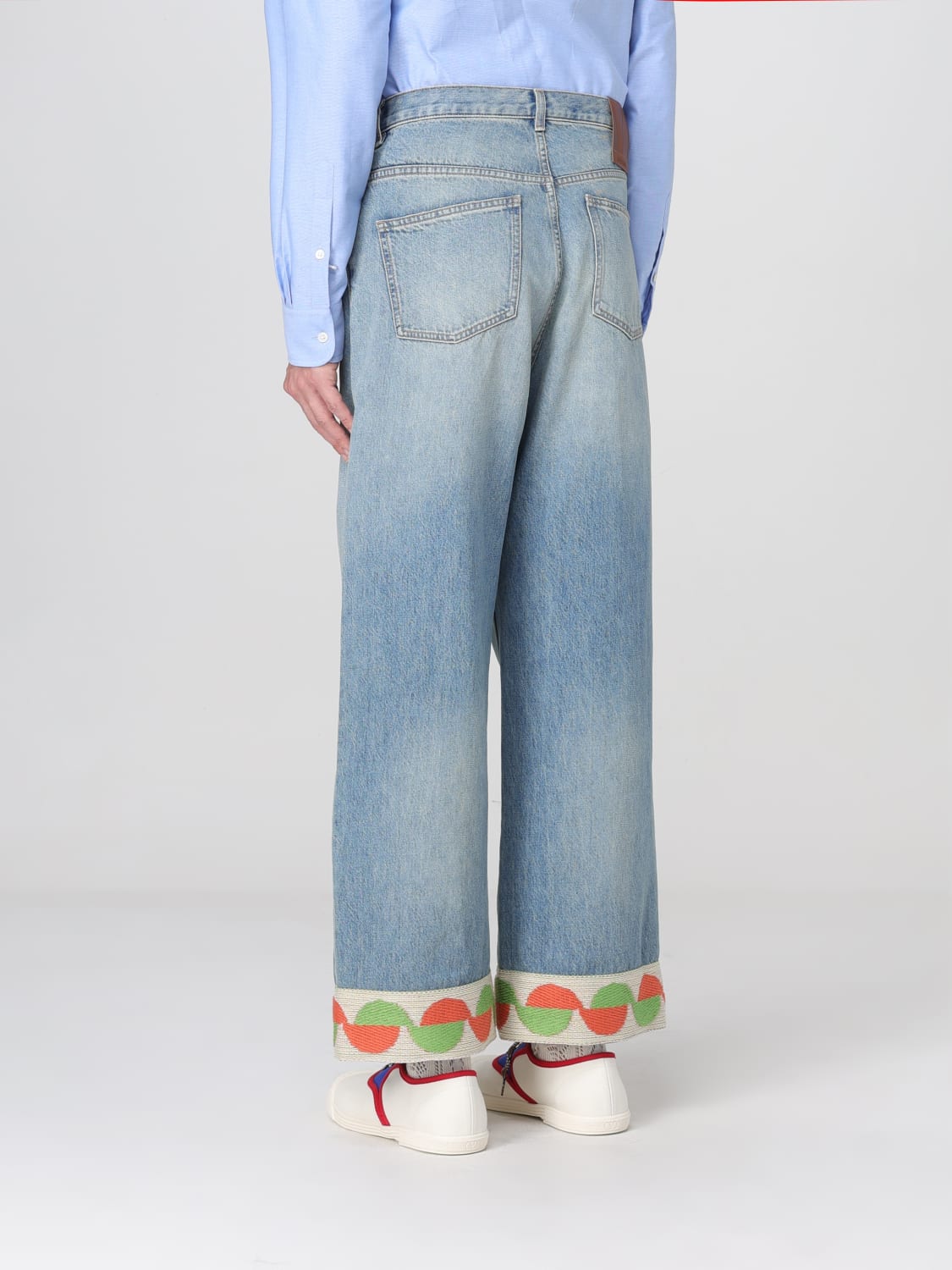 VALENTINO JEANS: Jeans men Valentino, Blue - Img 3