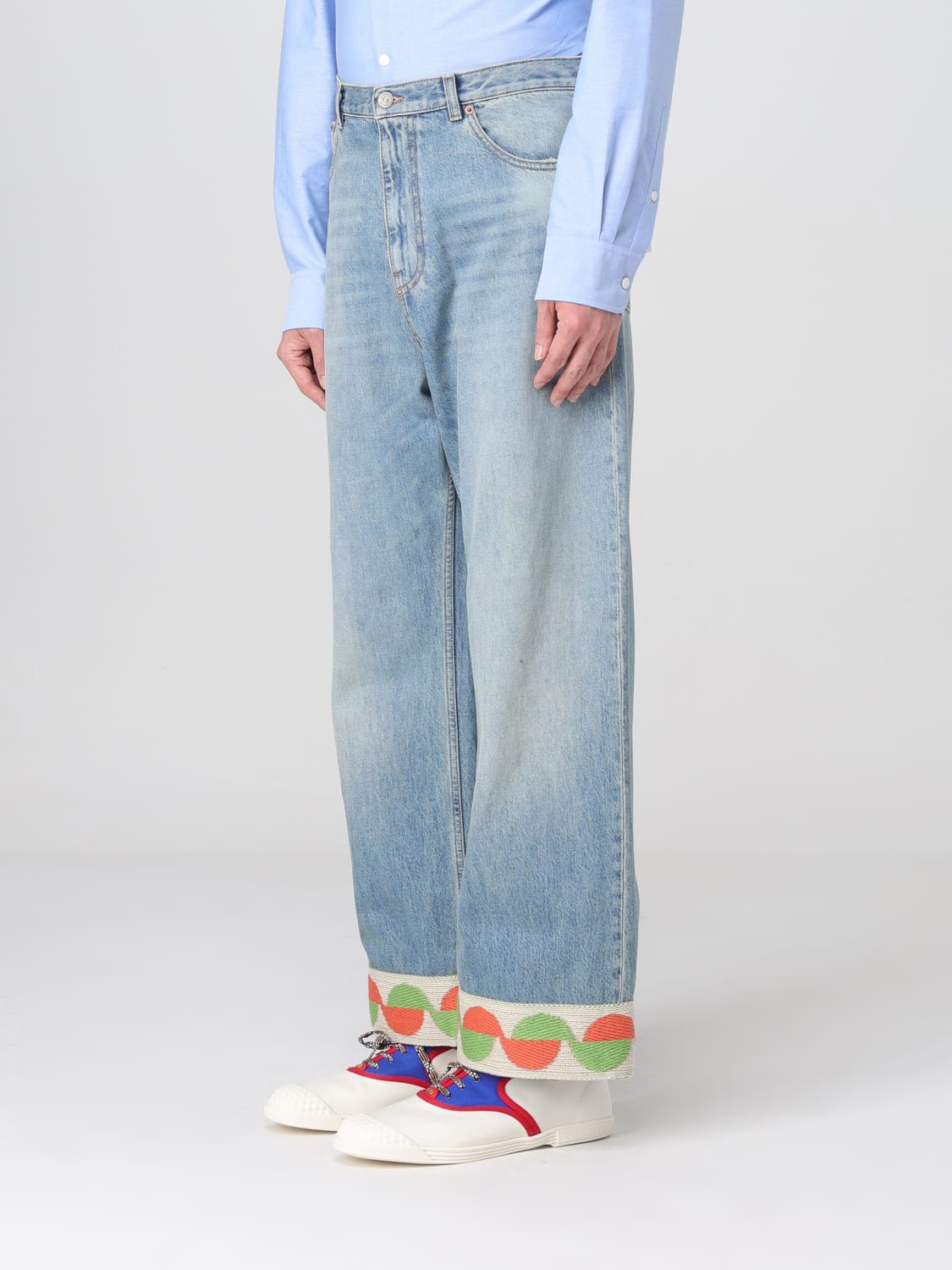 VALENTINO JEANS: Jeans men Valentino, Blue - Img 4