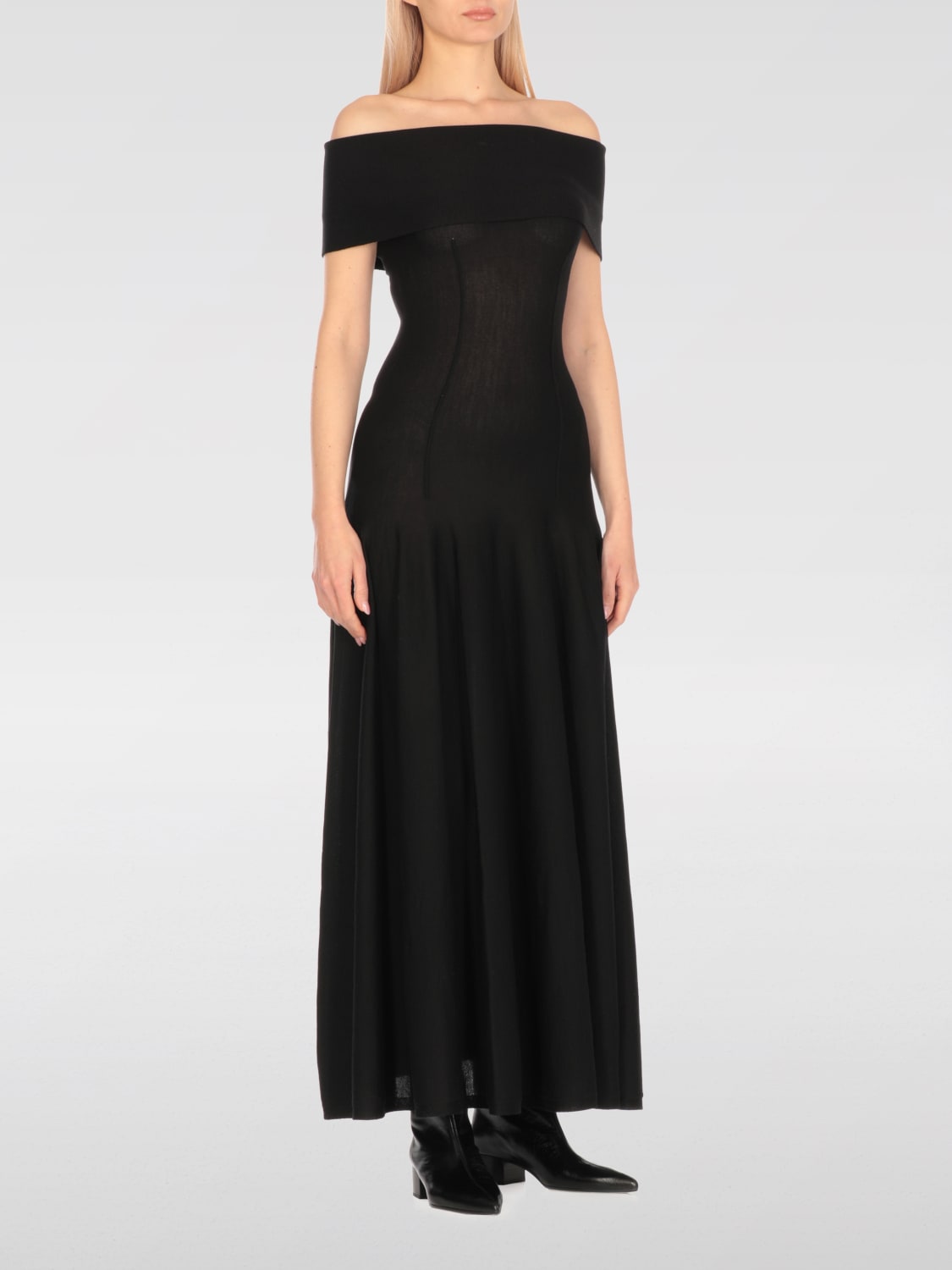 KHAITE: Dress woman - Black | Khaite dress 9709521 online at