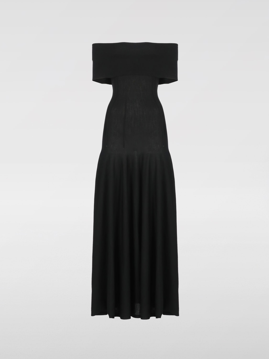 ワンピース KHAITE Woman Dress Black 54274132 200 Dixi Dress in Black – KHAITE