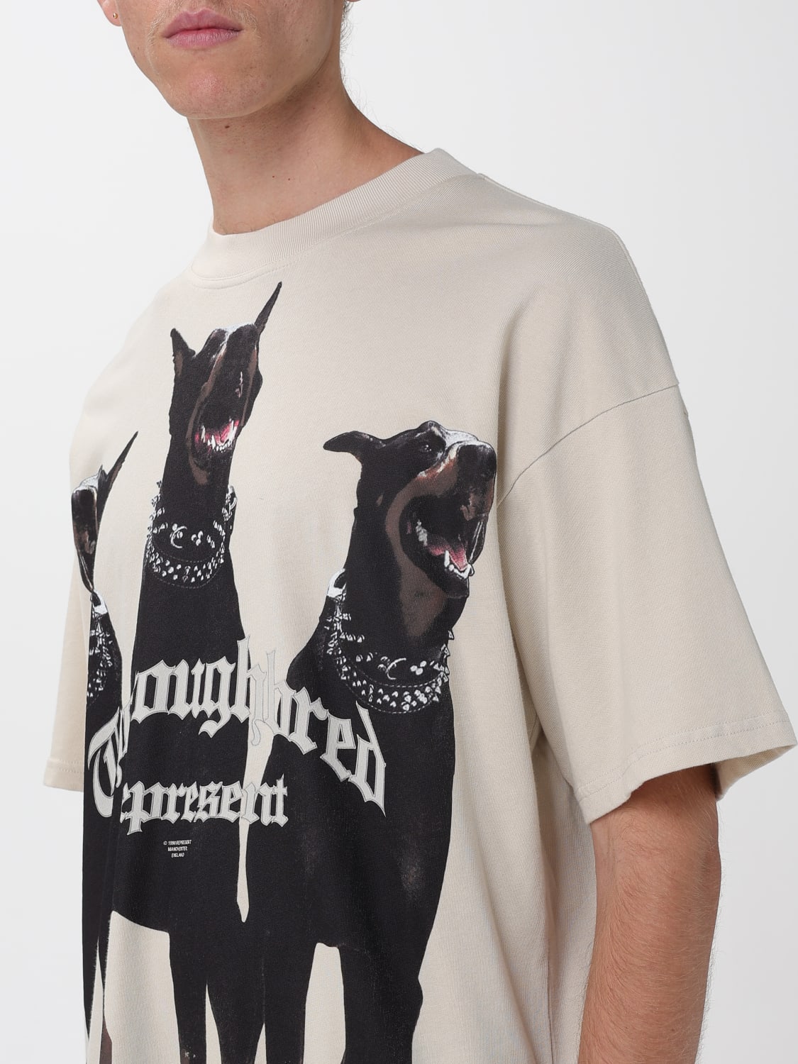 REPRESENT T-SHIRT: T-shirt men Represent, White 1 - Img 3