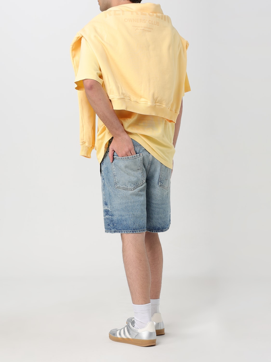 Tシャツ・カットソー REPRESENT Men T-shirt Yellow OCM41114 32 Core) Represent Men's Owners Club T Shirt OCM41114-32 Pastel