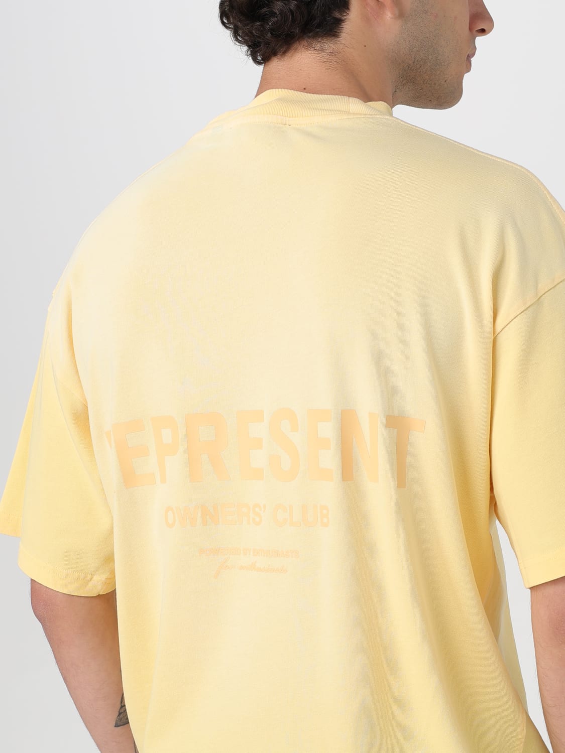 REPRESENT T-SHIRT: T-shirt men Represent, Yellow - Img 4
