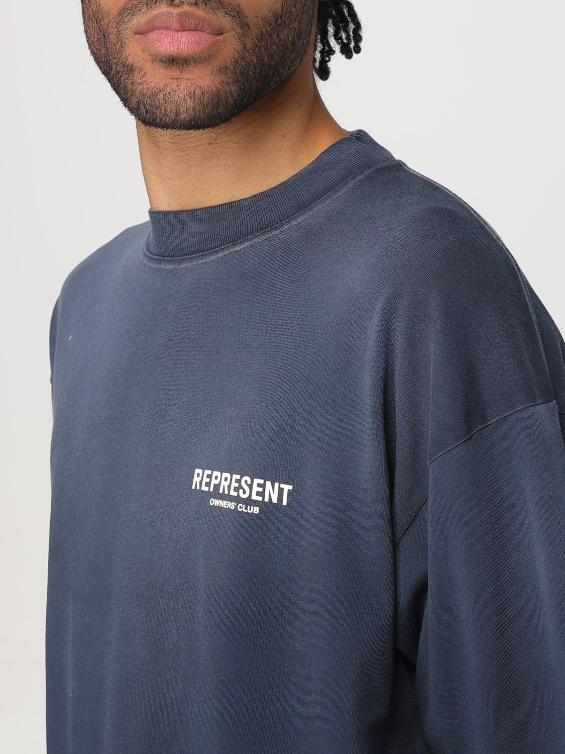 REPRESENT T-SHIRT: T-shirt men Represent, Blue - Img 4