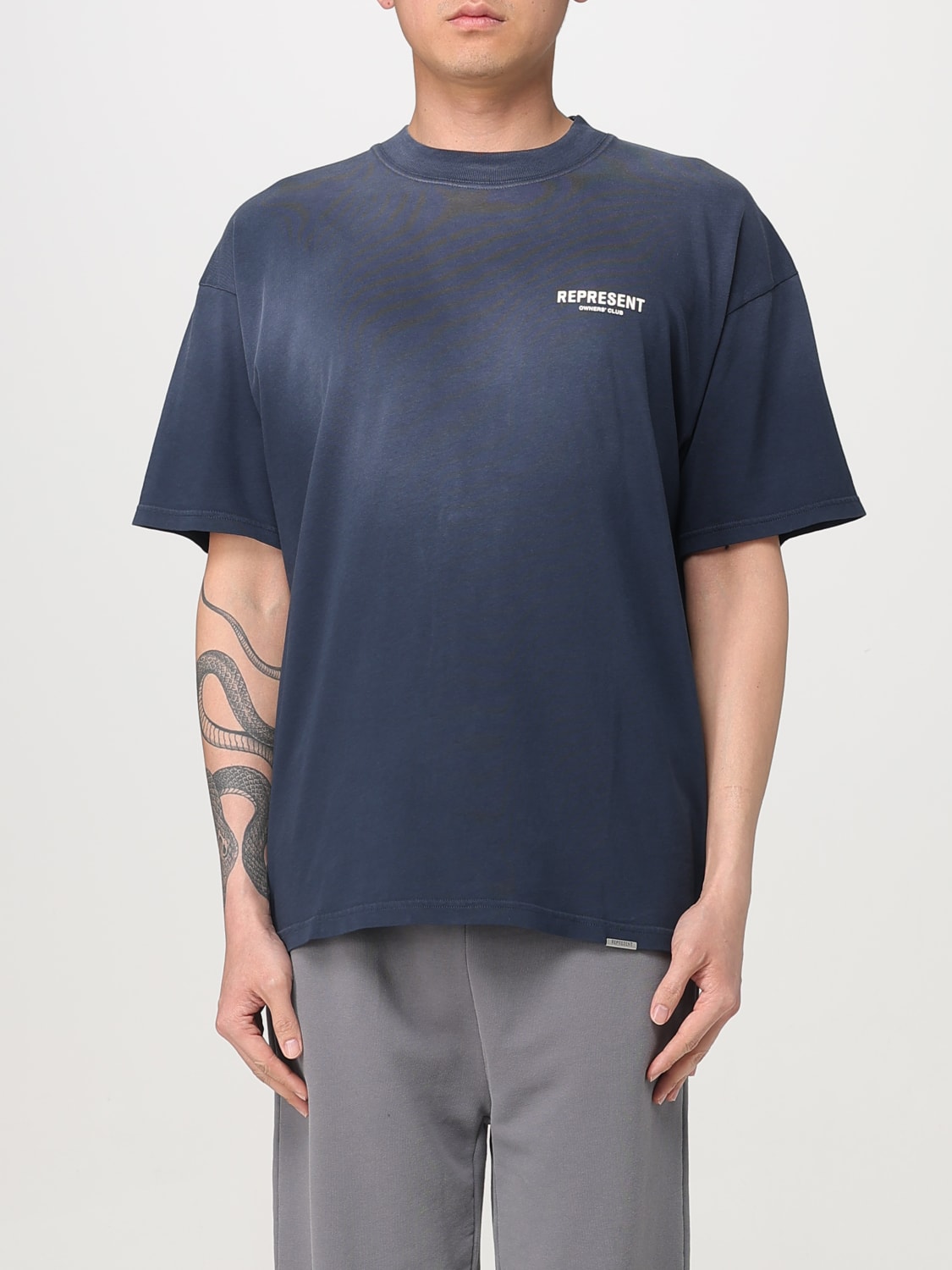 REPRESENT T-SHIRT: T-shirt men Represent, Navy - Img 1
