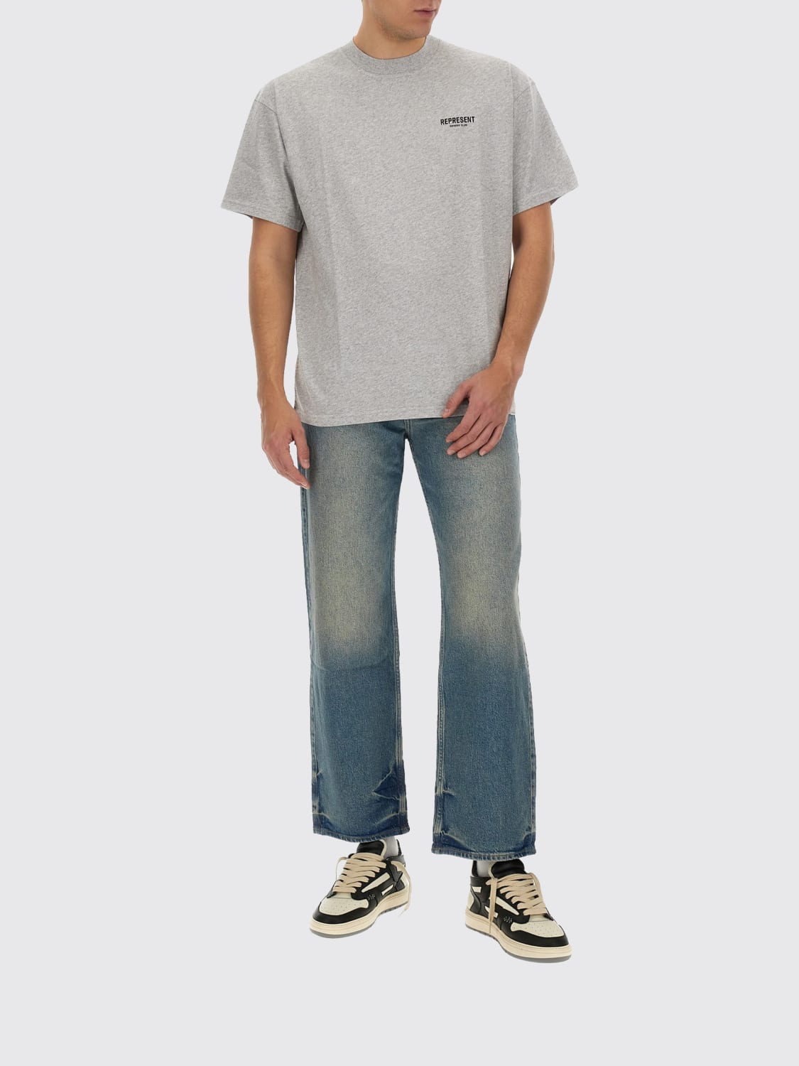 REPRESENT T-SHIRT: T-shirt men Represent, Grey 2 - Img 2
