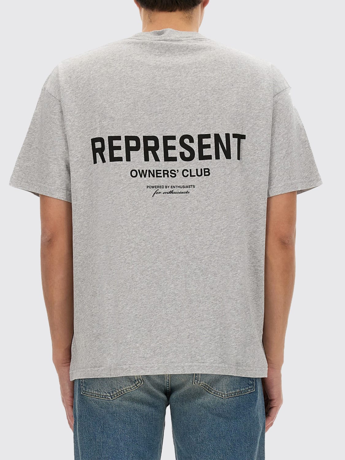REPRESENT T-SHIRT: T-shirt men Represent, Grey 2 - Img 3