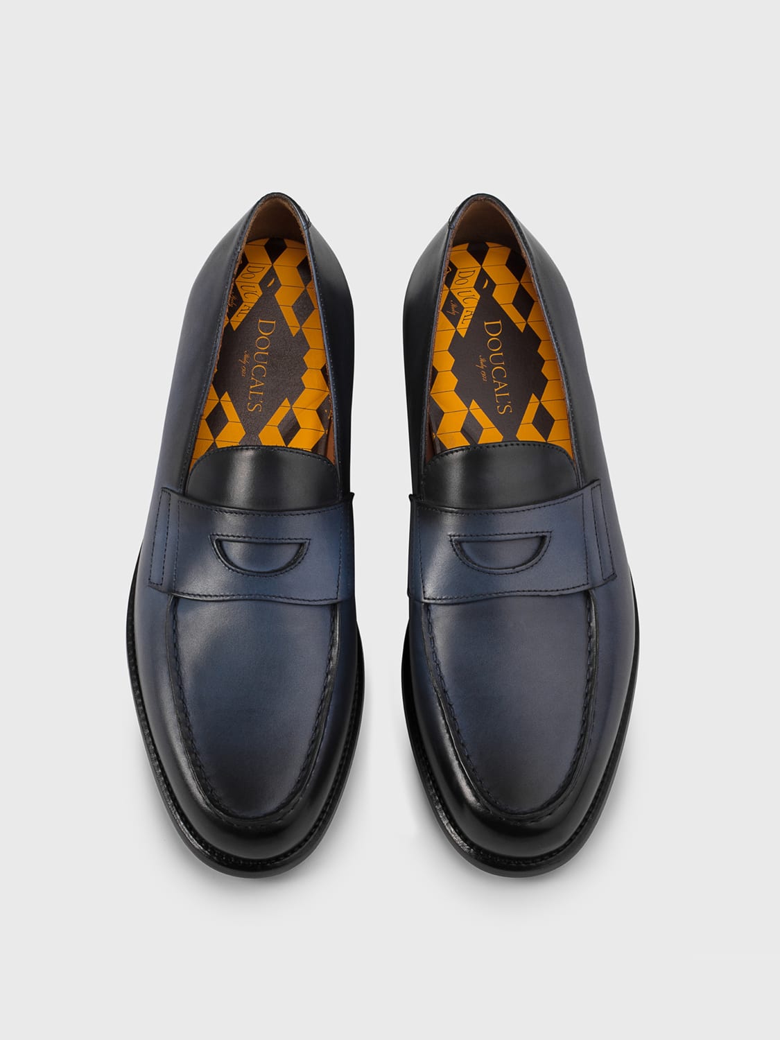 DOUCAL'S MOCASINES: Mocasines hombre Doucal's, Azul Claro - Img 3