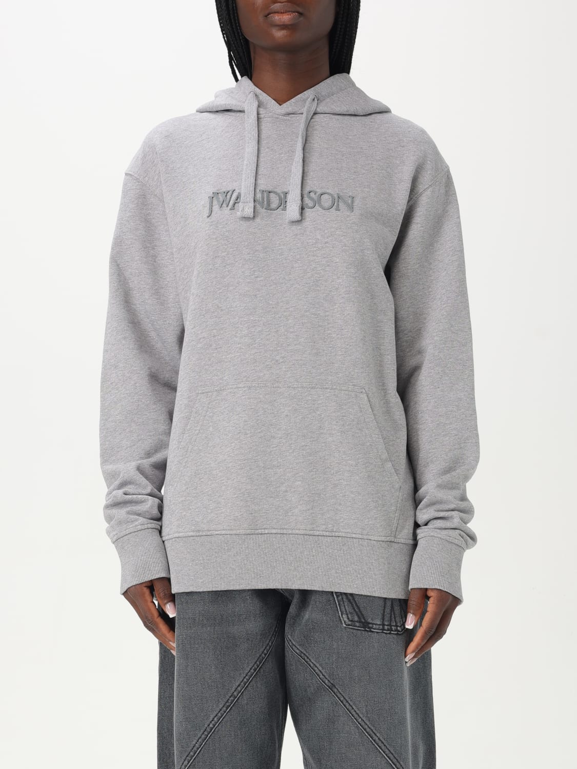 JW ANDERSON SUDADERA: Jersey mujer Jw Anderson, Gris - Img 1