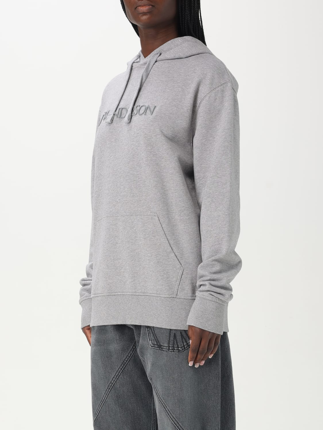 JW ANDERSON SUDADERA: Jersey mujer Jw Anderson, Gris - Img 4