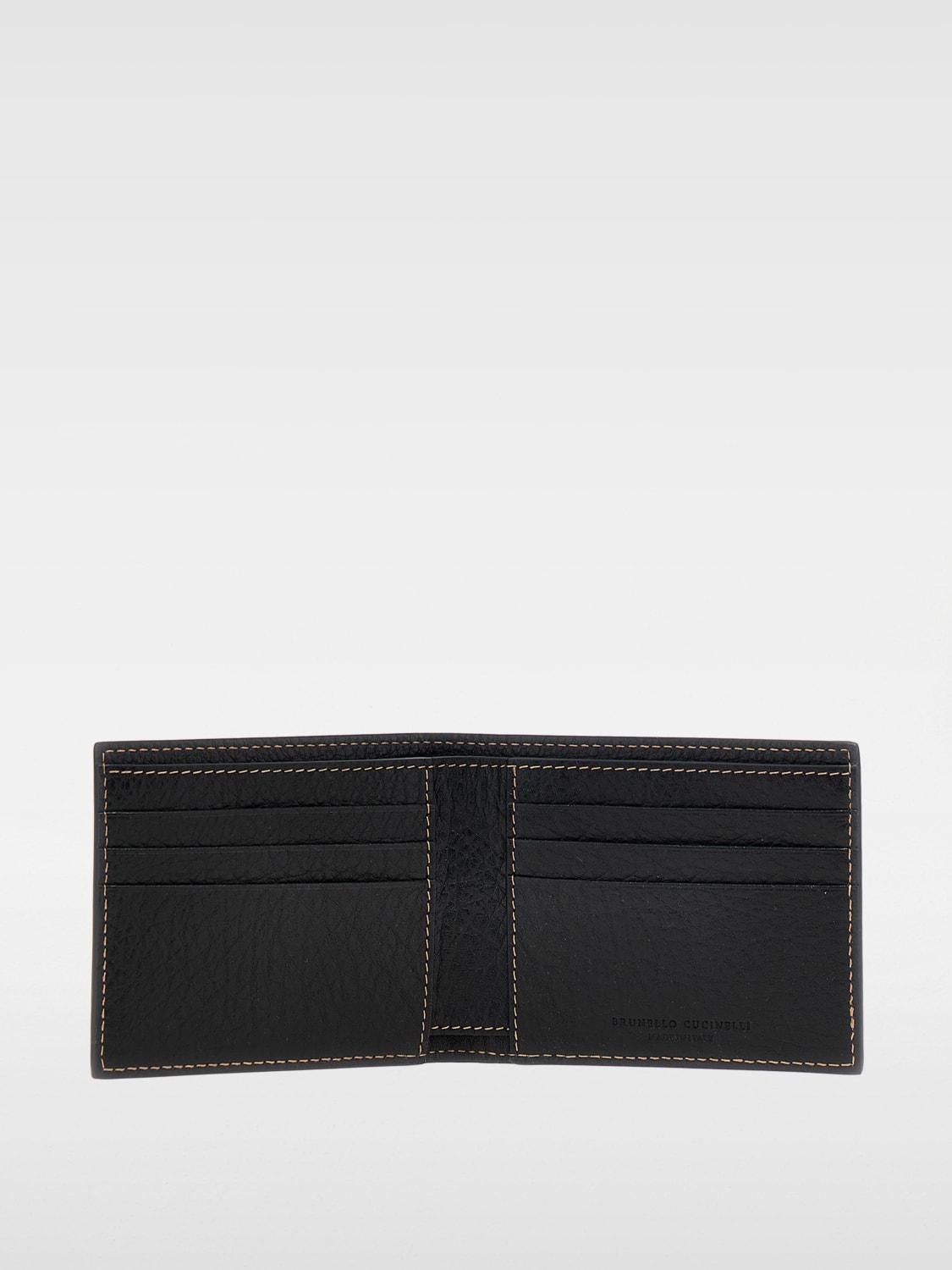 BRUNELLO CUCINELLI WALLET: Wallet men Brunello Cucinelli, Black - Img 2