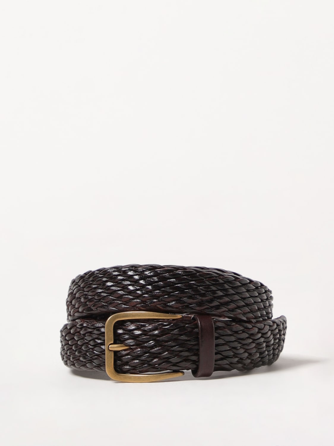 BRUNELLO CUCINELLI BELT: Belt men Brunello Cucinelli, Brown - Img 1