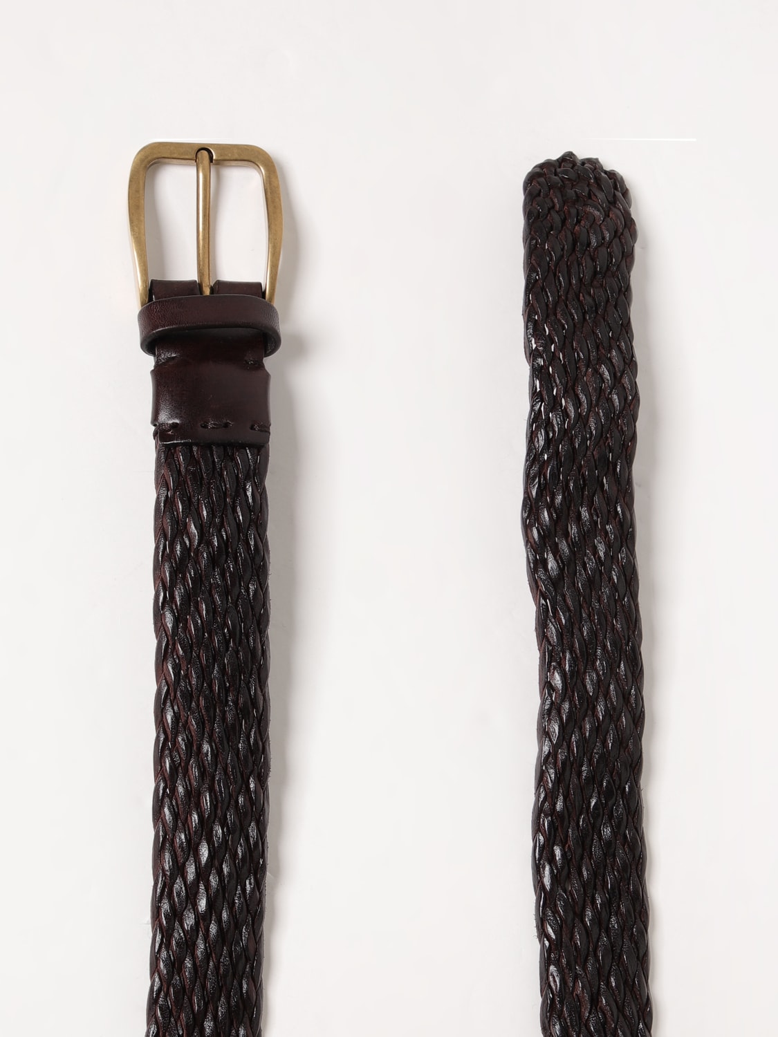 BRUNELLO CUCINELLI BELT: Belt men Brunello Cucinelli, Brown - Img 2