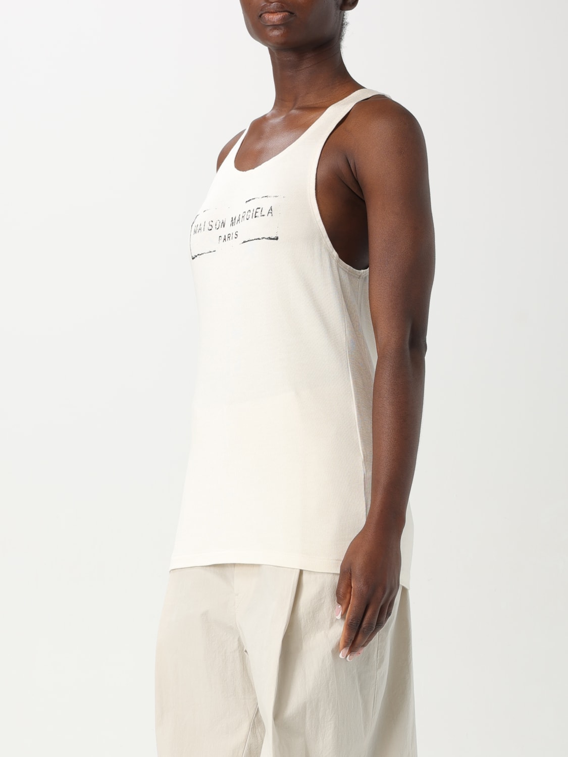 MAISON MARGIELA TOP: Top femme Maison Margiela, Beige - Img 4