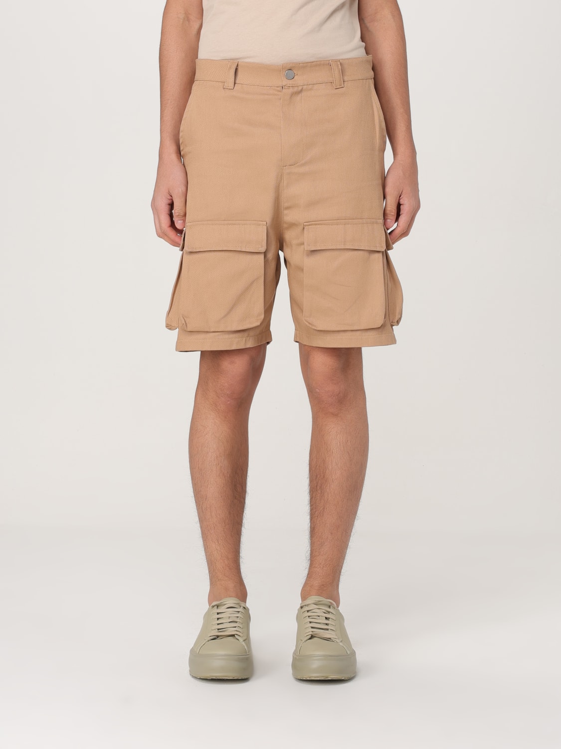 DISCLAIMER SHORTS: Short men Disclaimer, Camel - Img 1