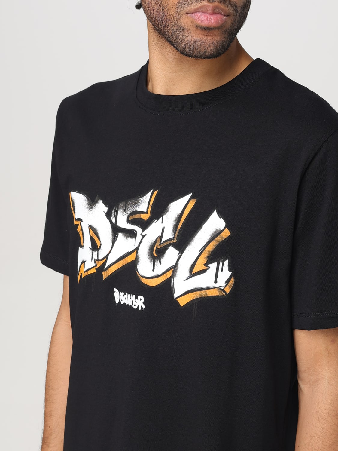 DISCLAIMER T-SHIRT: Pullover herren Disclaimer, Schwarz - Img 3