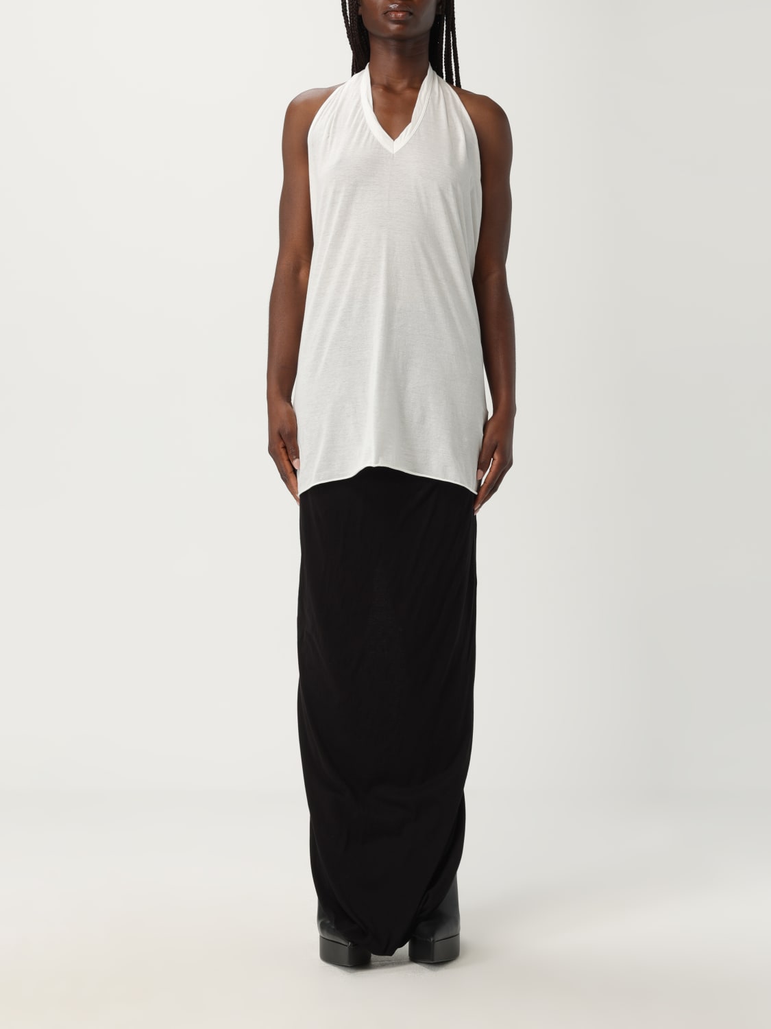 RICK OWENS DRKSHDW TOP: Top woman Drkshdw, White - Img 1