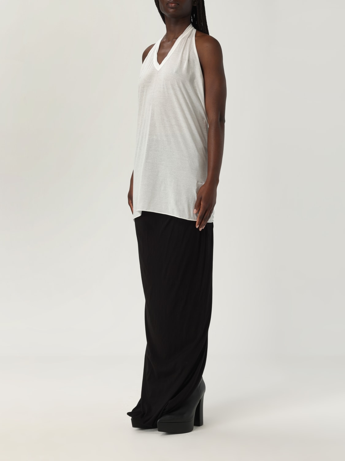 RICK OWENS DRKSHDW TOP: Top woman Drkshdw, White - Img 4