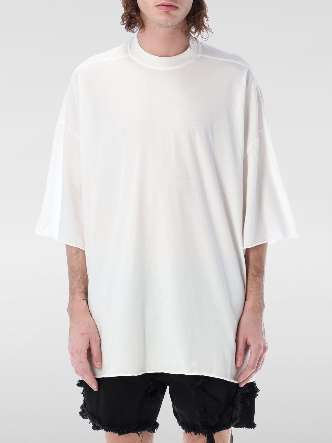RICK OWENS DRKSHDW CAMISETA: Camiseta hombre Drkshdw, Blanco - Img 1