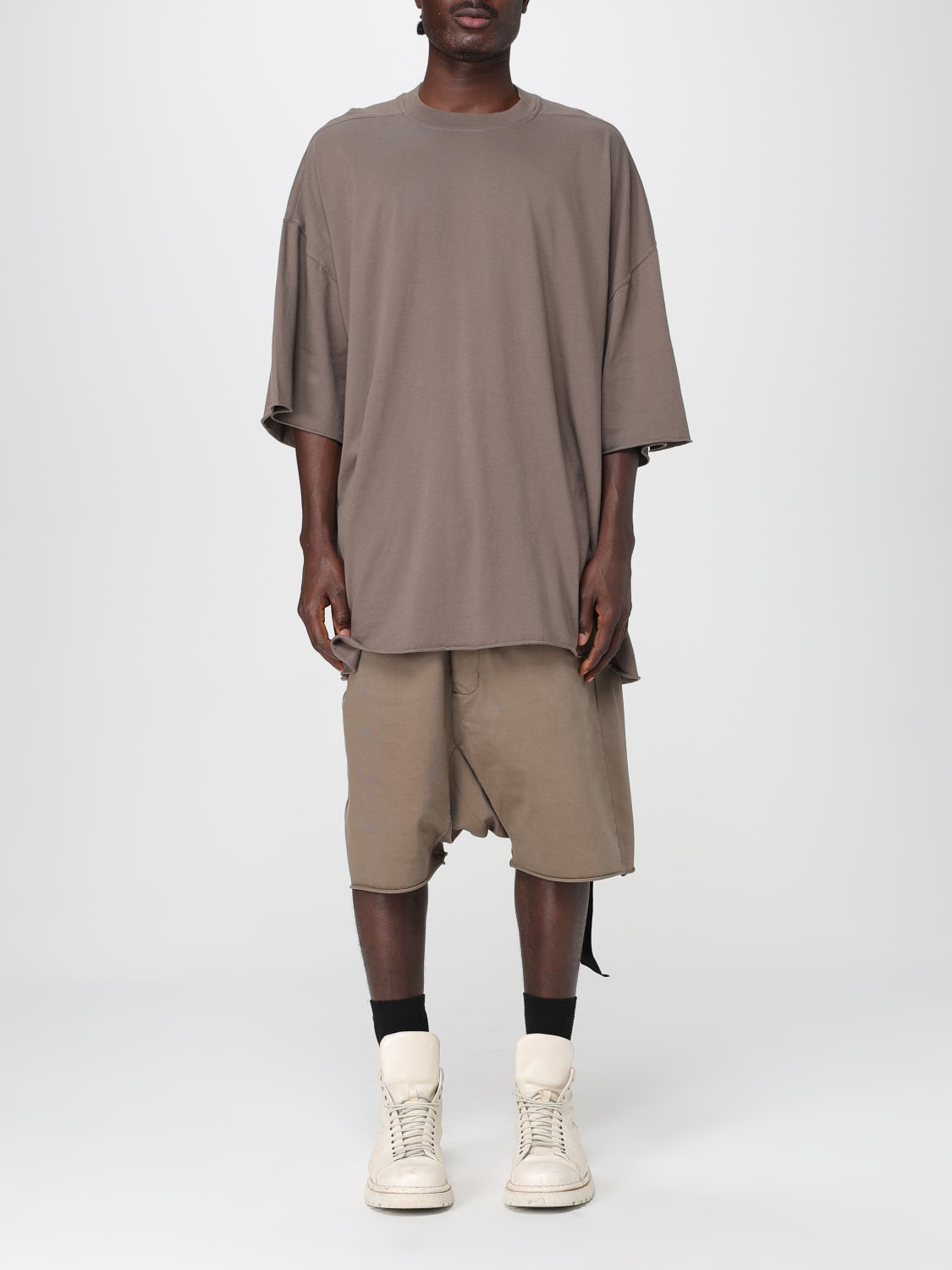 RICK OWENS DRKSHDW T-SHIRT: T-shirt men Drkshdw, Grey - Img 1
