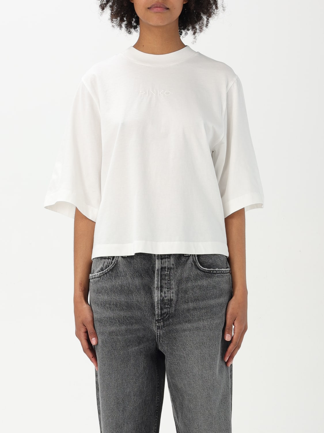 Tシャツ・カットソー PINKO Woman T-Shirt White 104604A2F8 Z05 PINKO:Tシャツ レディース - ホワイト | GIGLIO.COMオンライン