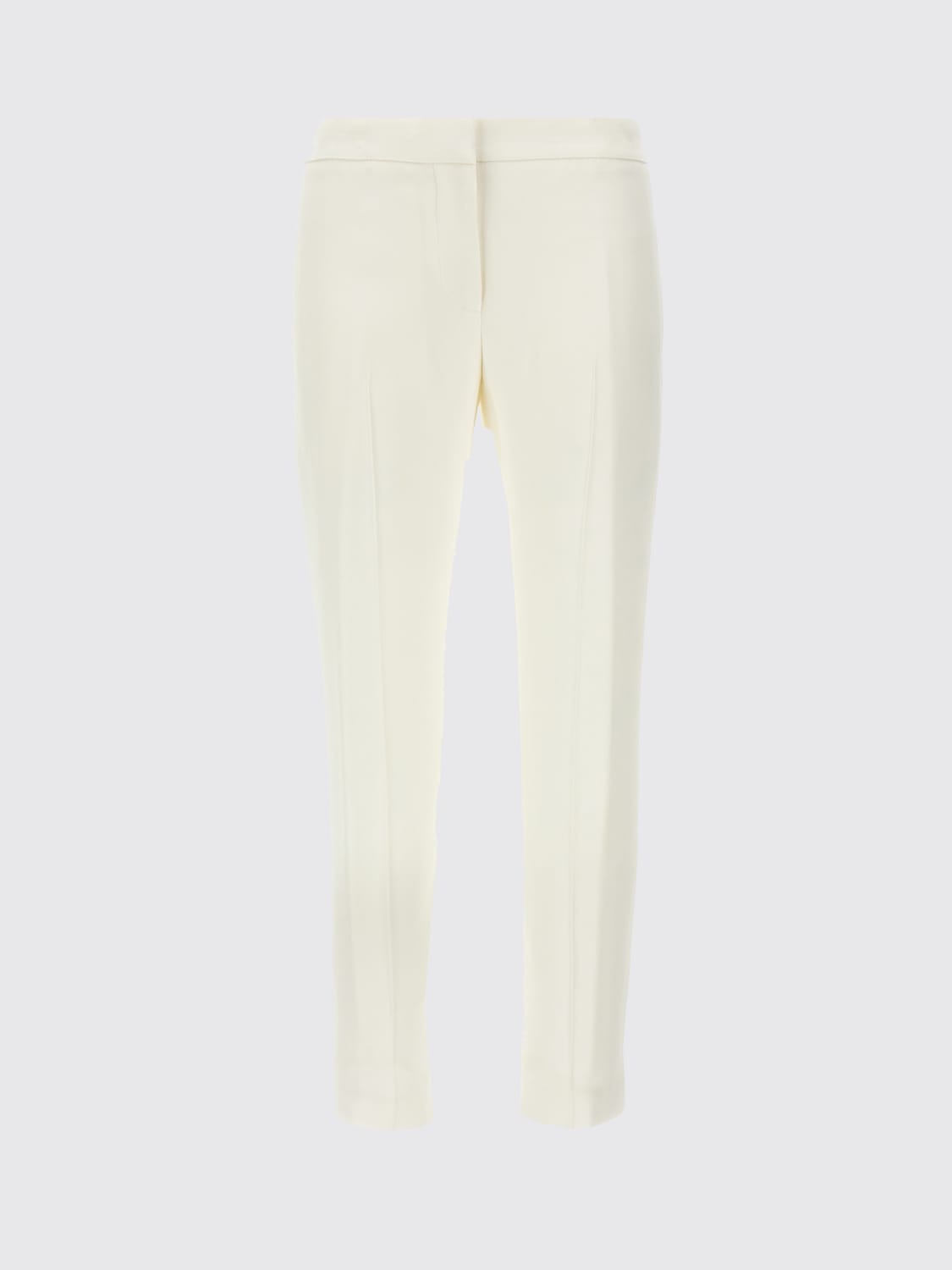 MCQUEEN PANTALONI: Pantalone di viscosa sartoriale McQueen, Bianco - Img 1