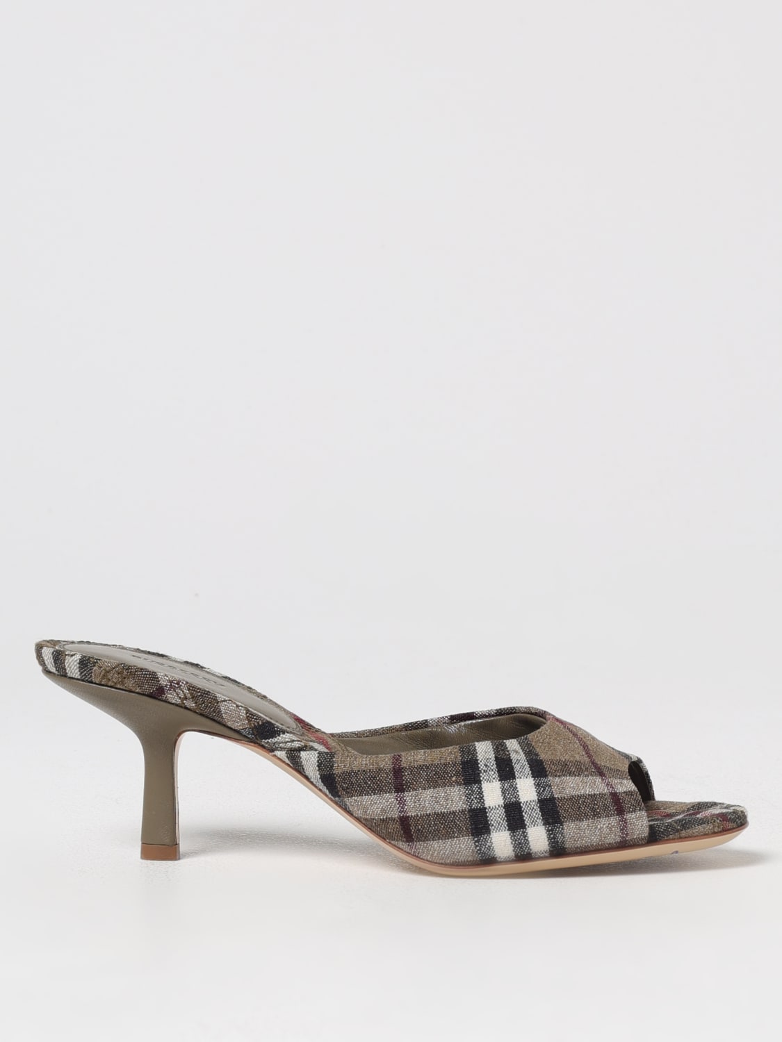 サンダル・ミュール Burberry SS25 Burberry With Heel (8105116 C1846) BURBERRY: High heel shoes woman - Brown | Burberry heeled