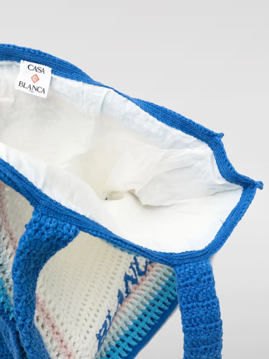 CASABLANCA SHOULDER BAG: Bags men Casablanca, Blue - Img 5