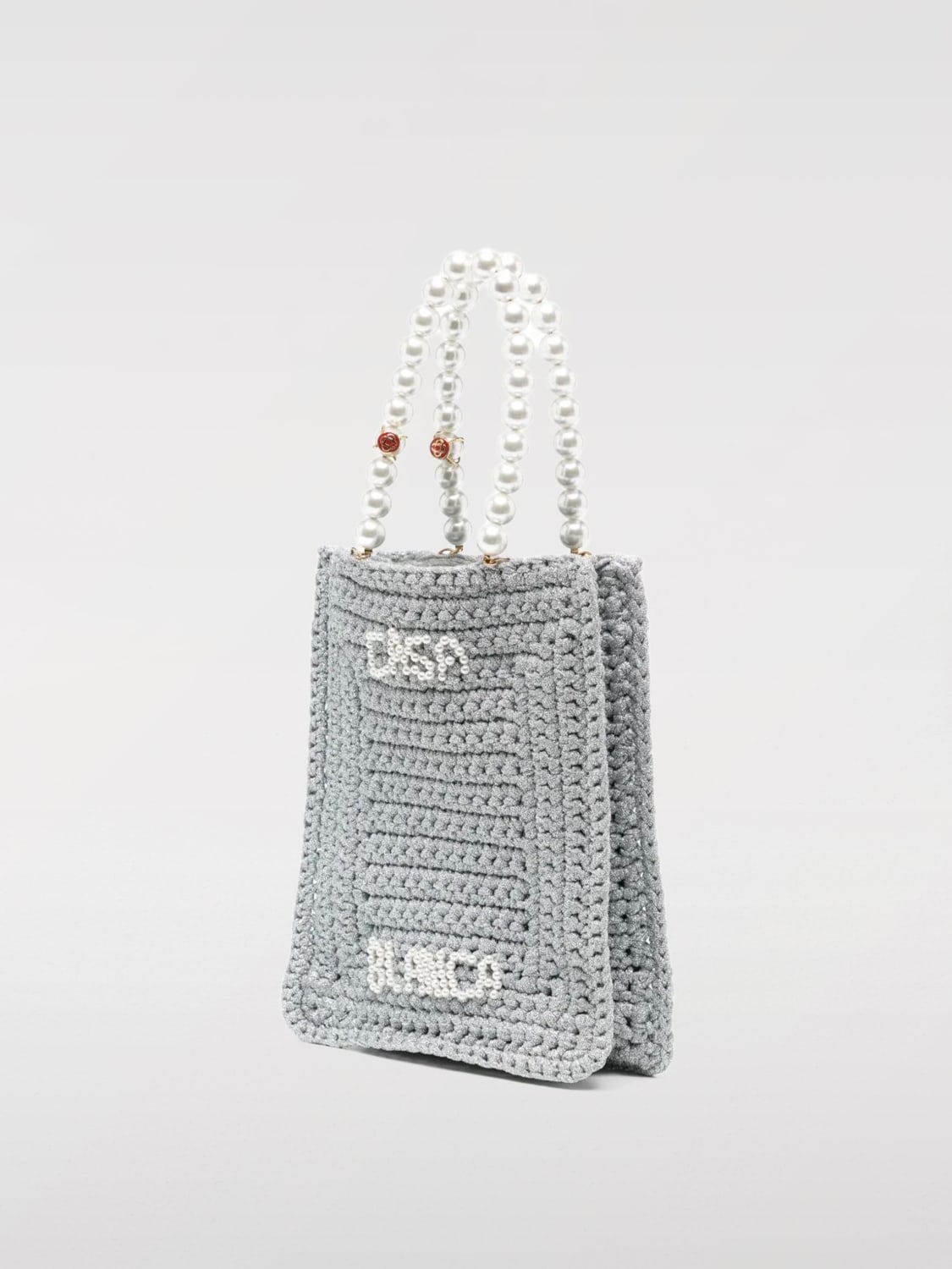 CASABLANCA SHOULDER BAG: Bags men Casablanca, Silver - Img 3