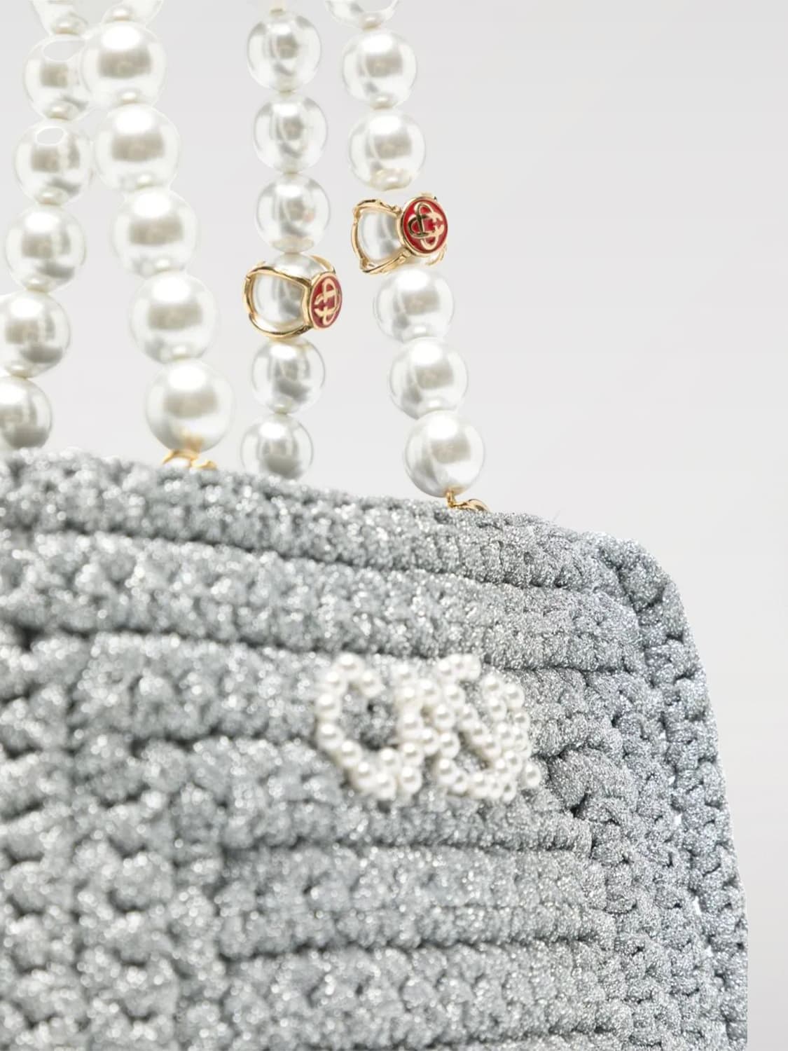 CASABLANCA SHOULDER BAG: Bags men Casablanca, Silver - Img 4