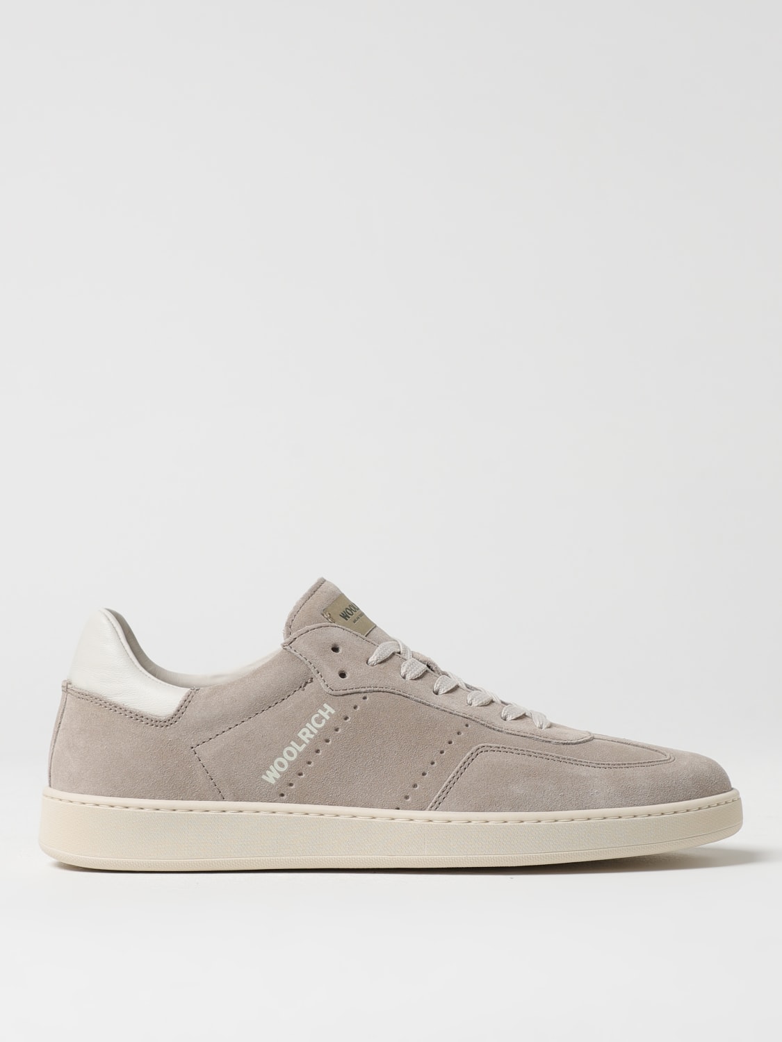WOOLRICH SNEAKERS: Sneakers Woolrich in camoscio , Beige - Img 1