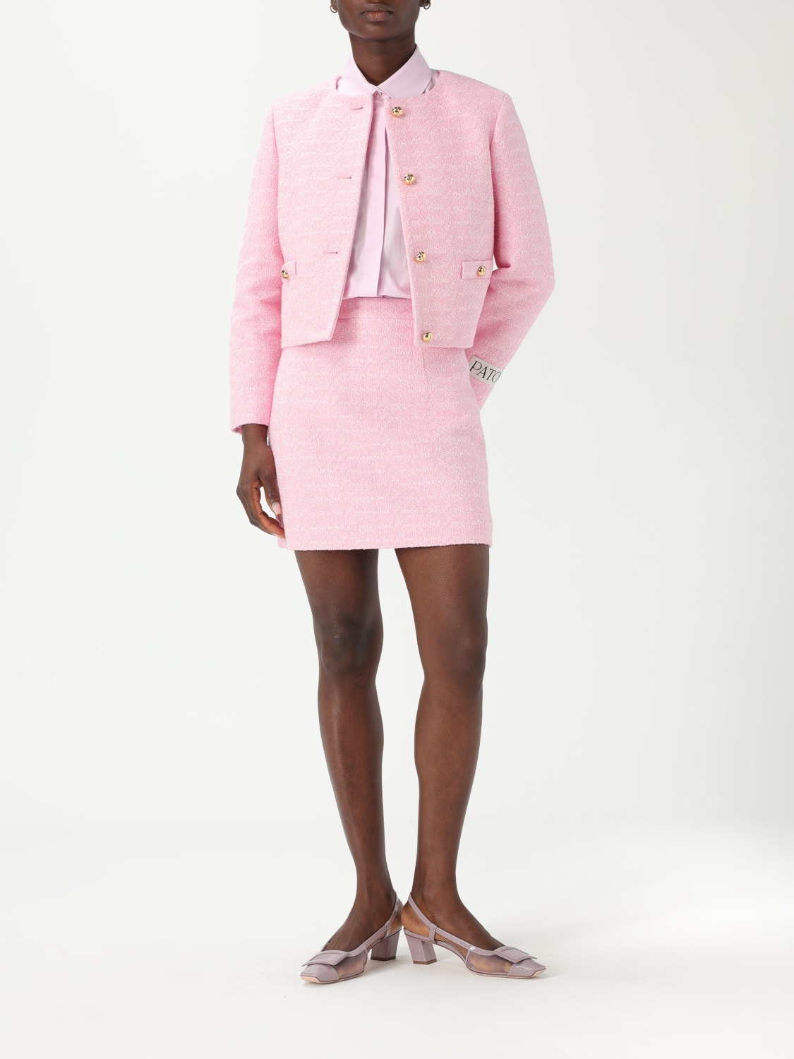 PATOU HEMDBLUSE: Hemdbluse damen Patou, Pink - Img 2