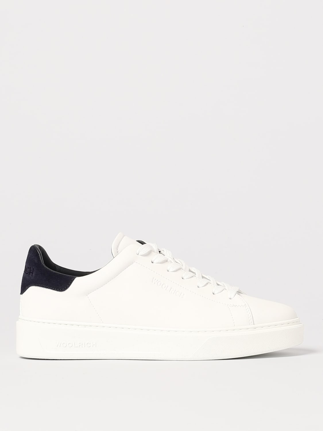 WOOLRICH SNEAKERS: Sneakers Woolrich in pelle , Bianco - Img 1