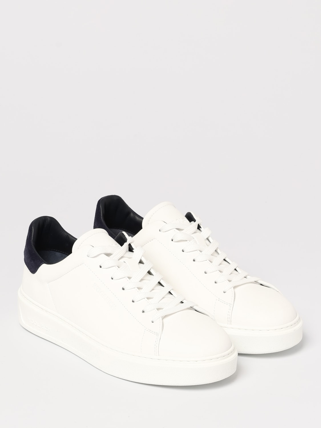 WOOLRICH SNEAKERS: Sneakers Woolrich in pelle , Bianco - Img 2