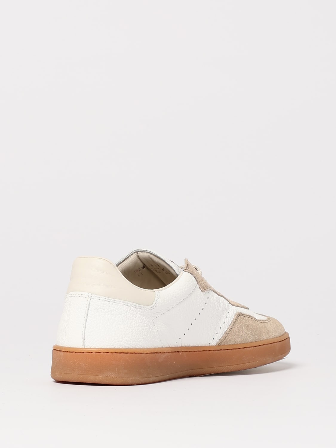 WOOLRICH SNEAKERS: Sneakers Woolrich in pelle , Beige - Img 3