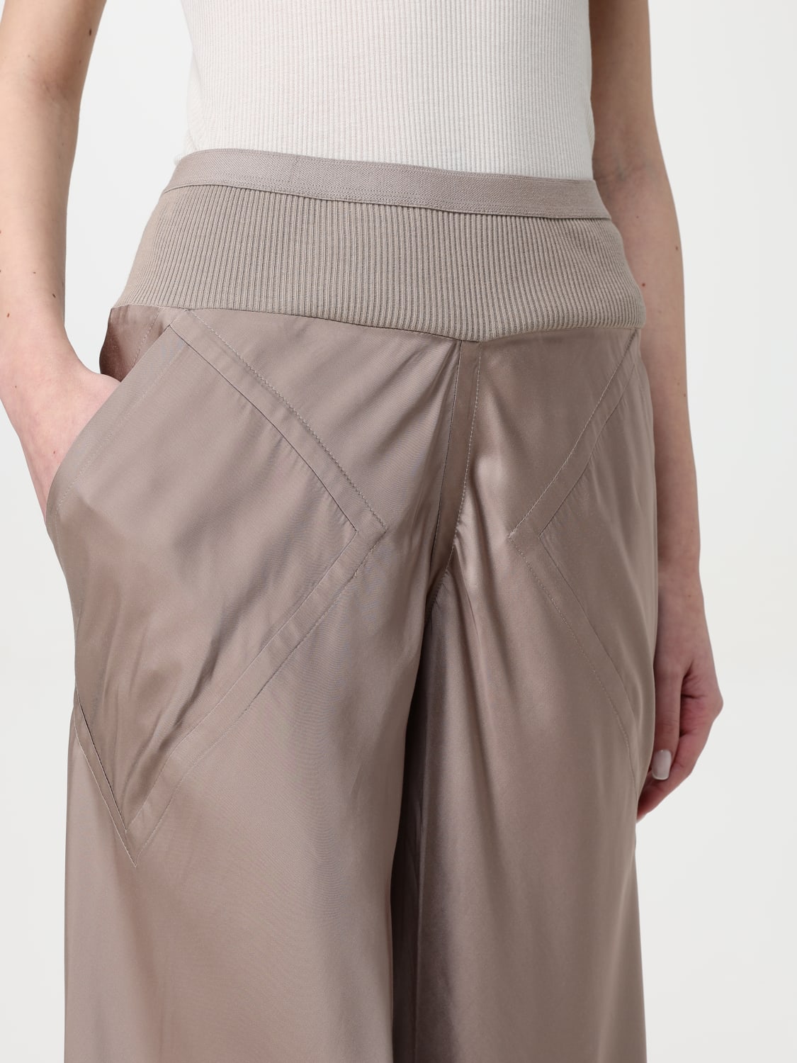 パンツ RICK OWENS Woman Pants Beige RP01E7301SCH 64 RICK OWENS: Pants woman - Beige | Rick Owens pants