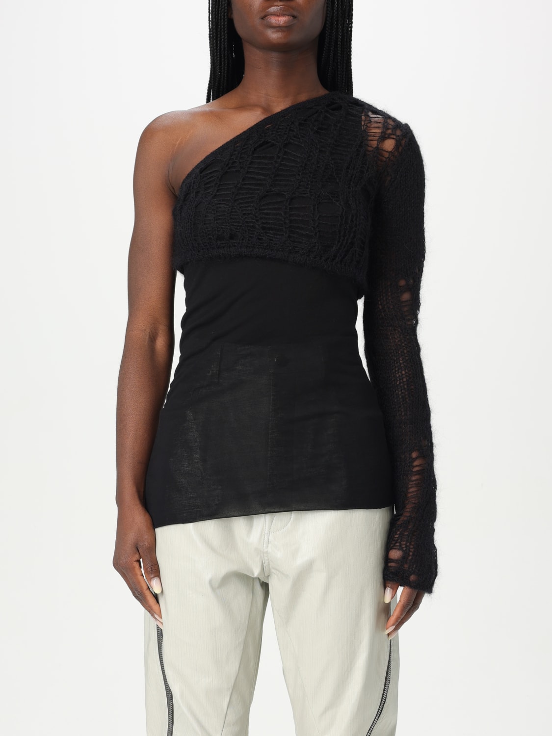 RICK OWENS TOP: Top femme Rick Owens, Noir - Img 1