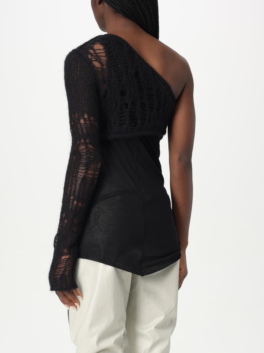 RICK OWENS TOP: Top femme Rick Owens, Noir - Img 3