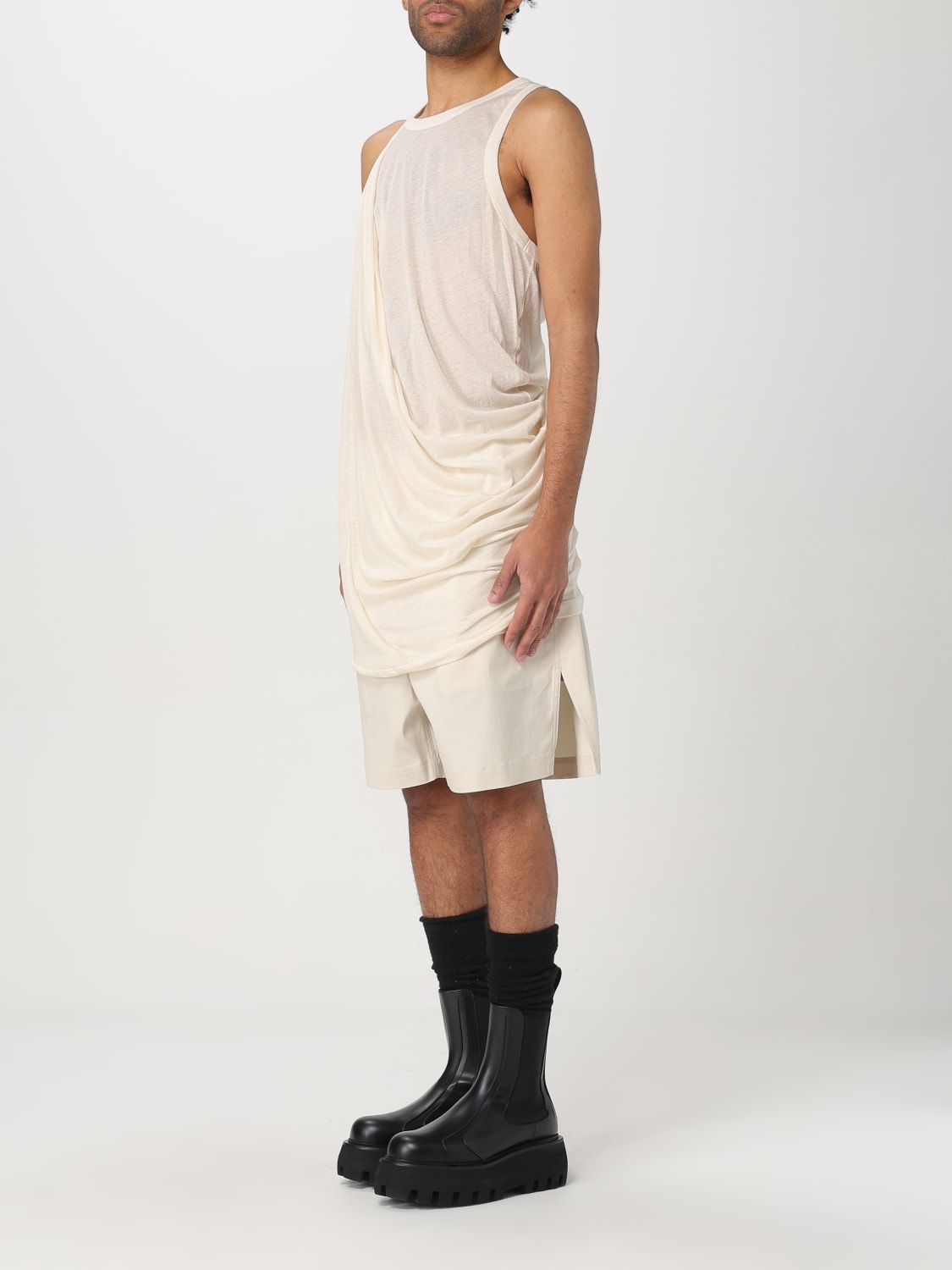 RICK OWENS T-SHIRT: Pullover herren Rick Owens, Beige - Img 4